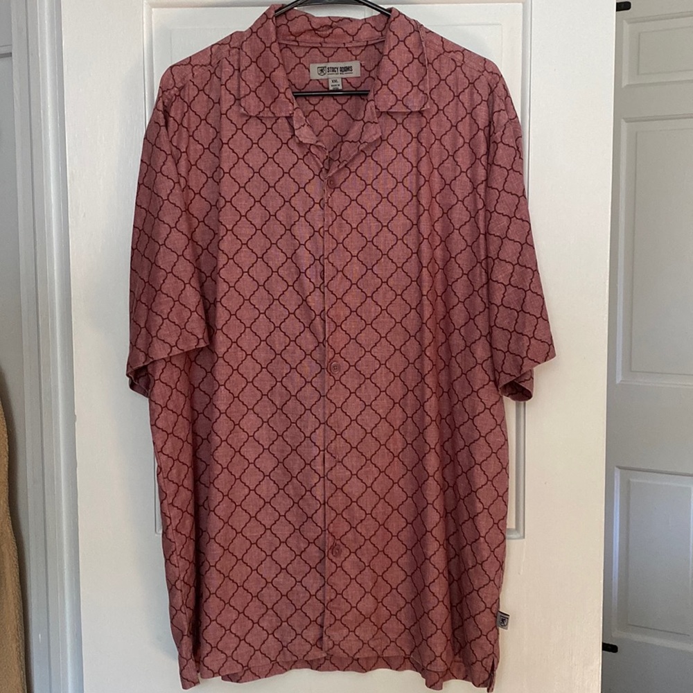 Stacy Adam’s Button Down Shirt in Dusty Mauve